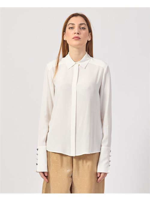 Patrizia Pepe Essential Shirt with High Cuff Fly PATRIZIA PEPE | 8C0761-A8I1W146